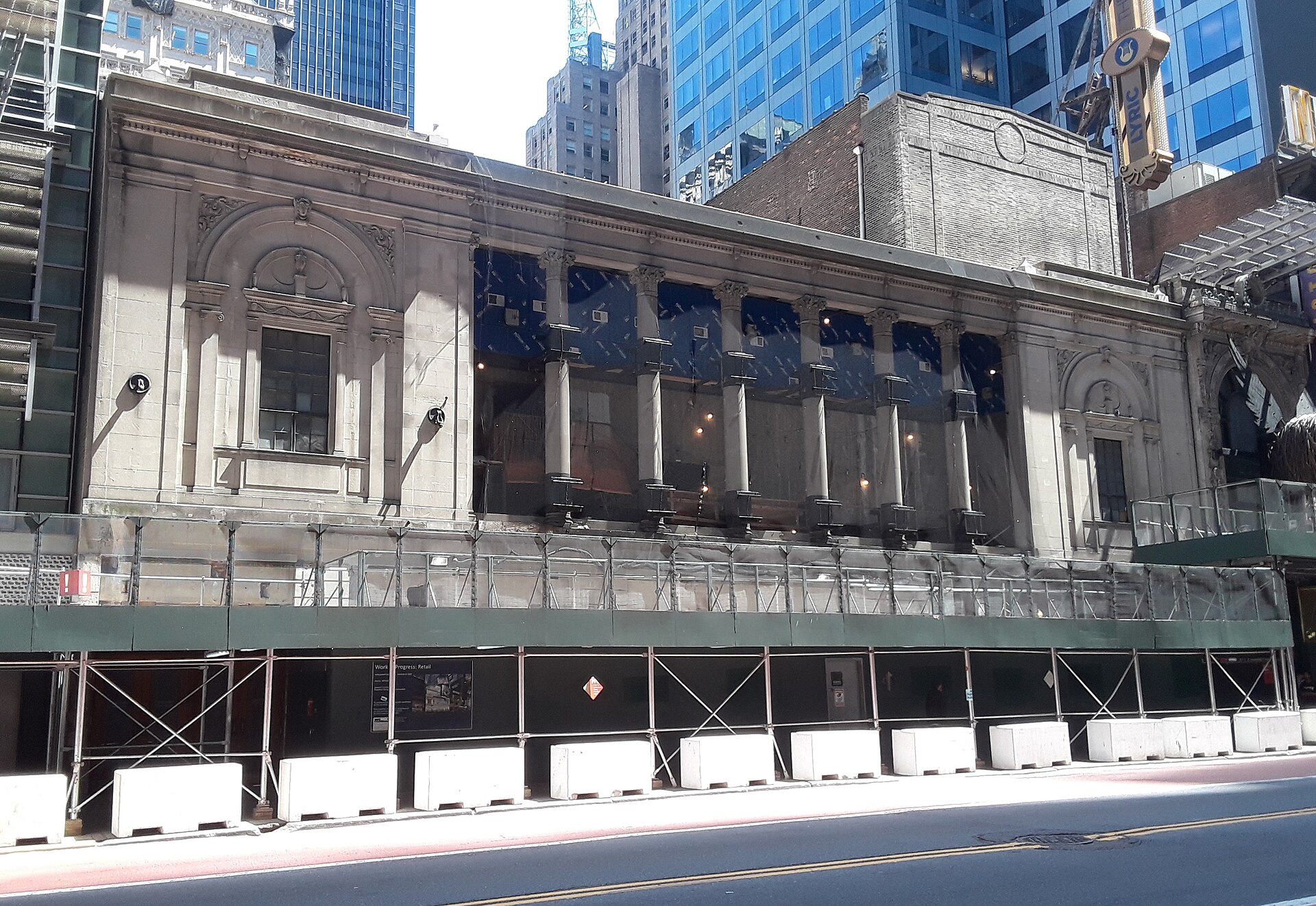 A Broadway or off-Broadway show in New York City