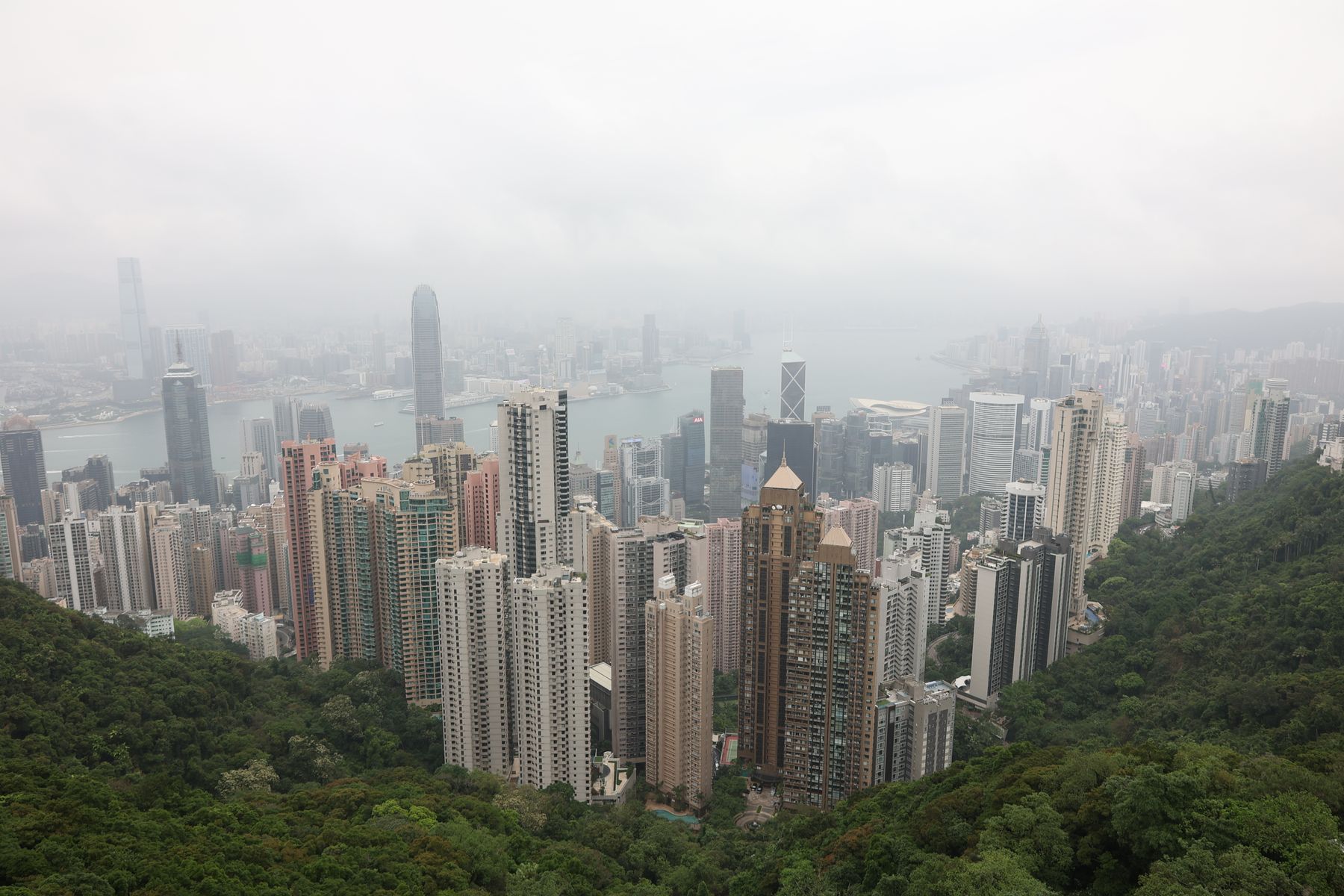 Victoria Peak in Hong Kong