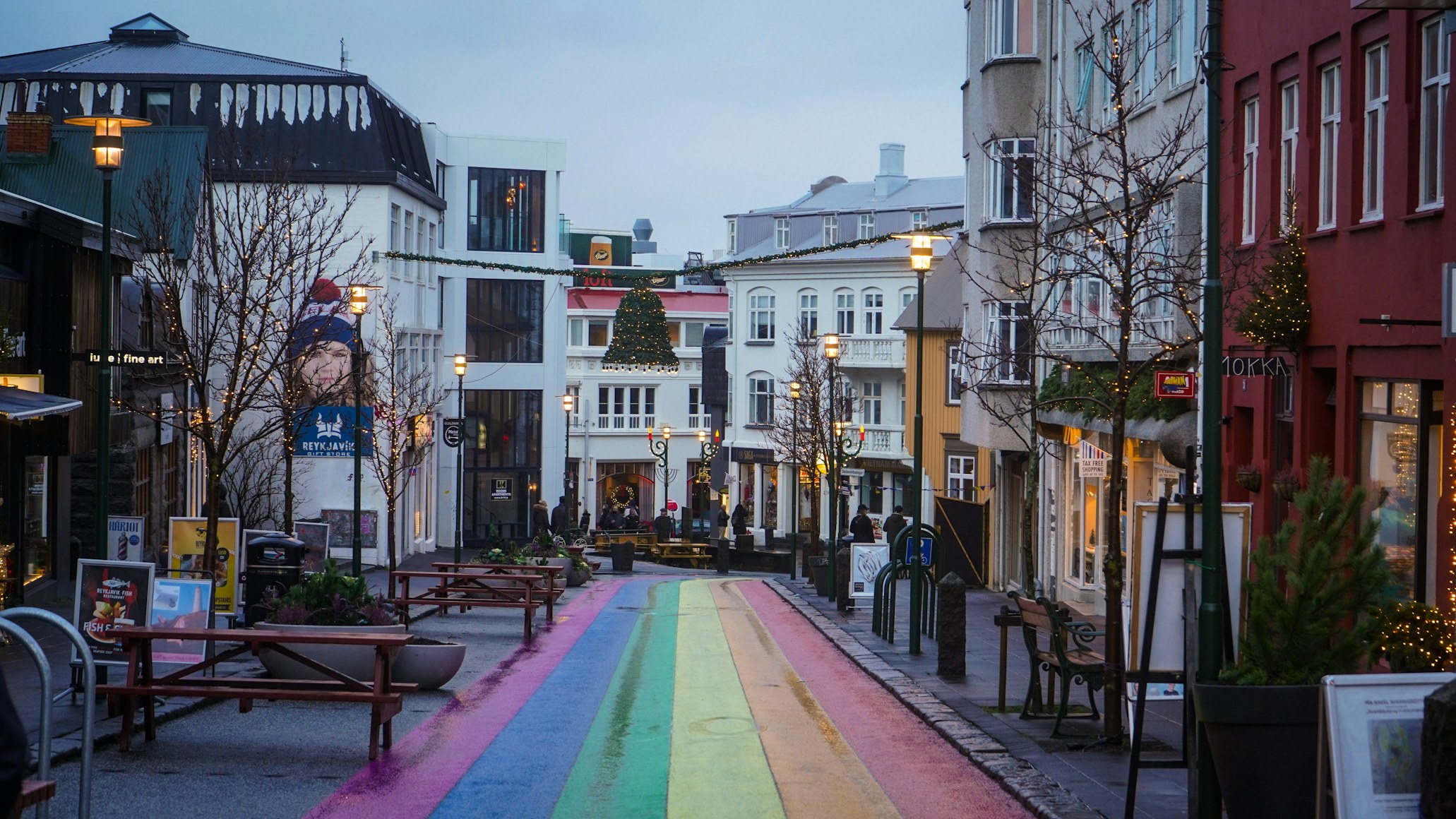 Reykjavík travel scene