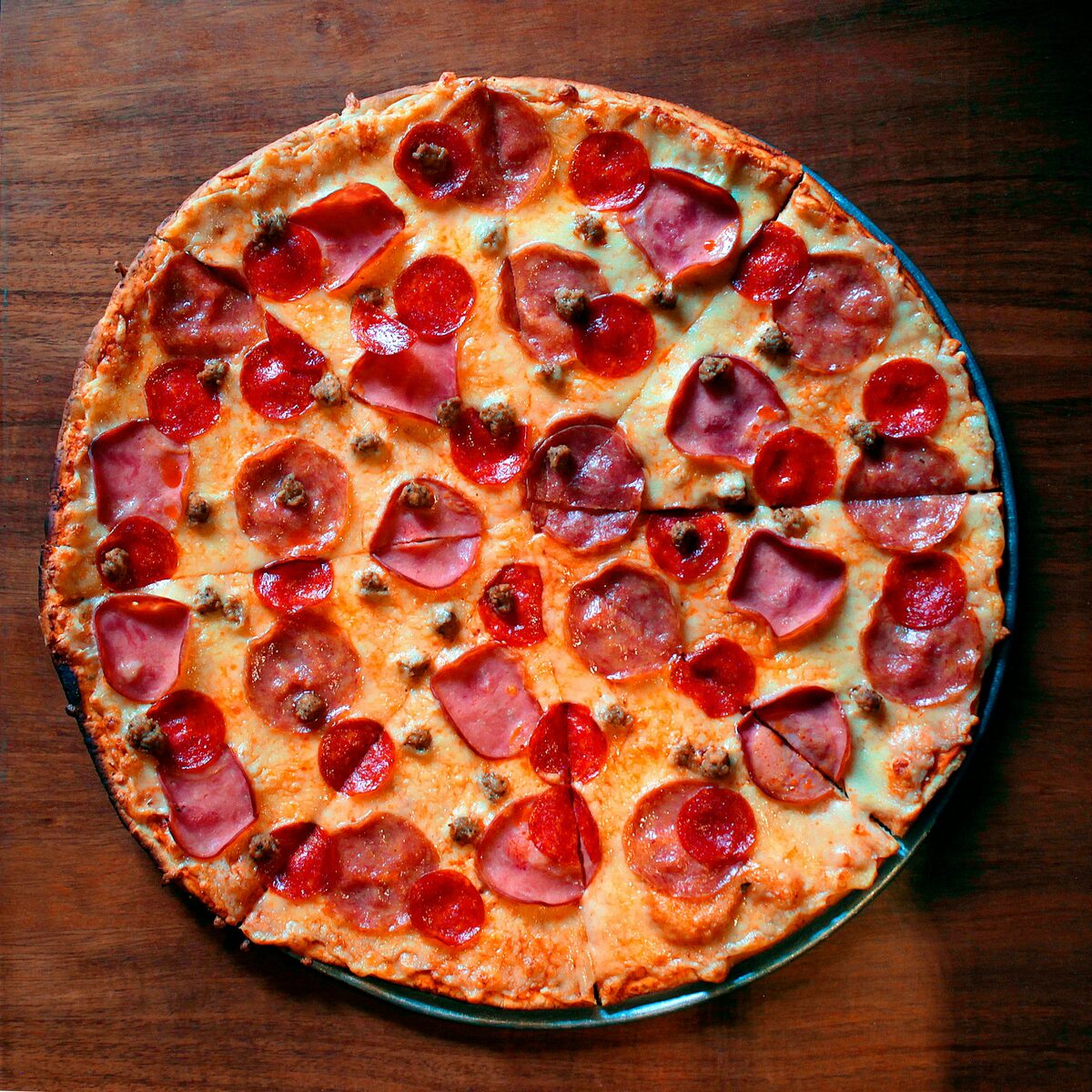 A classic slice of New York-style pizza