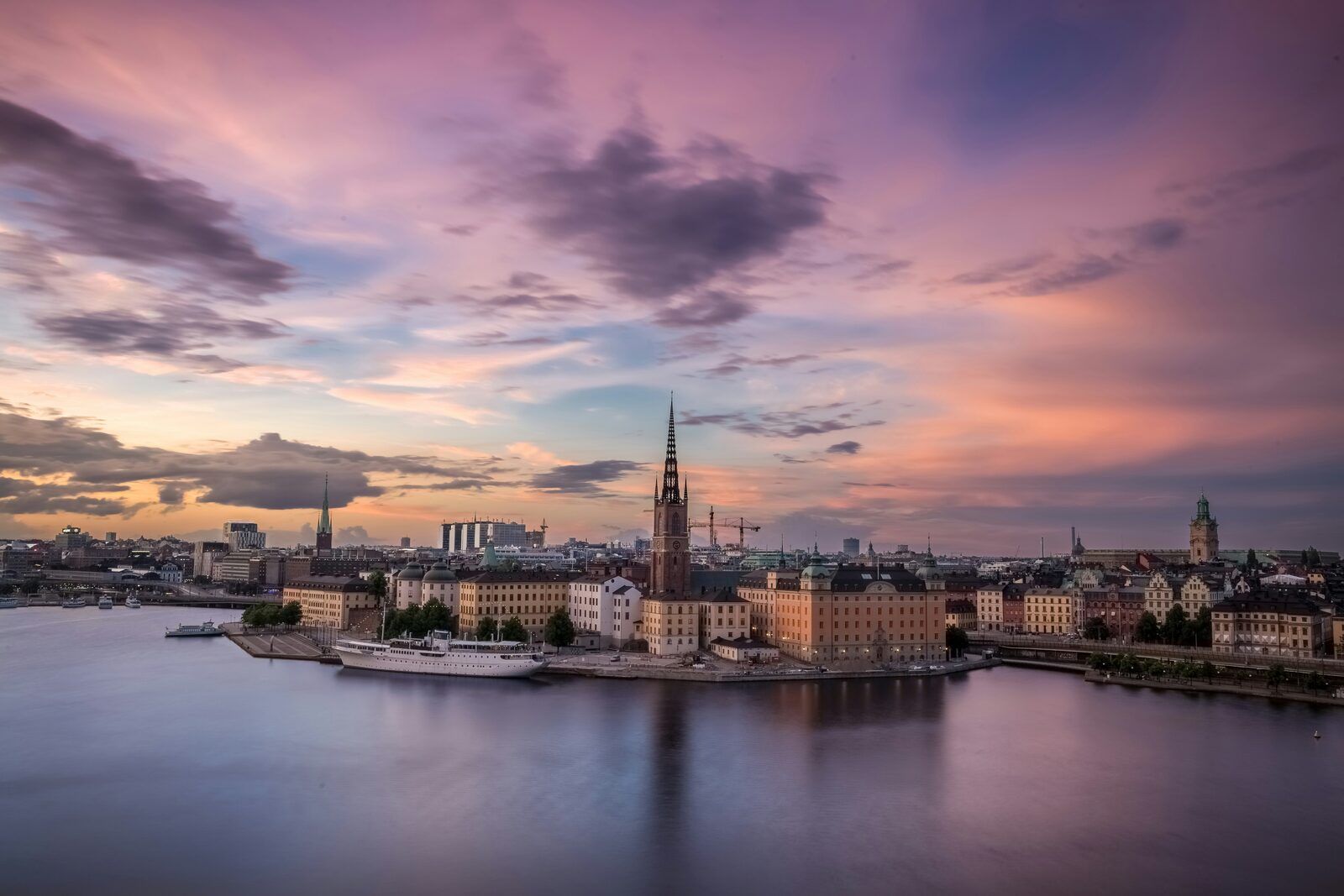 Stockholm waterfront and historic buildings